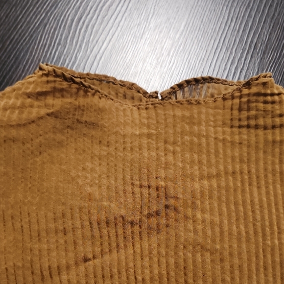 Ribbed Mustard Pantsuit - Picture 3 of 10